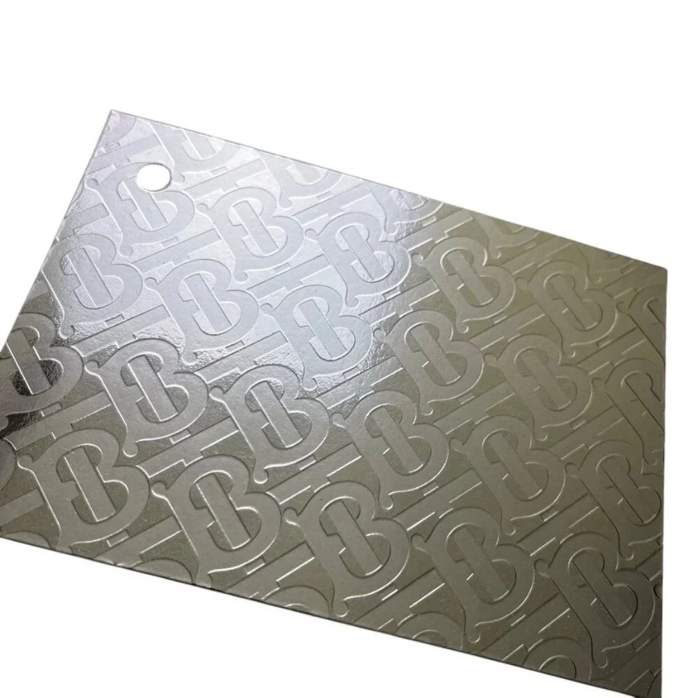 Burberry Embossed Metallic Gift Tags